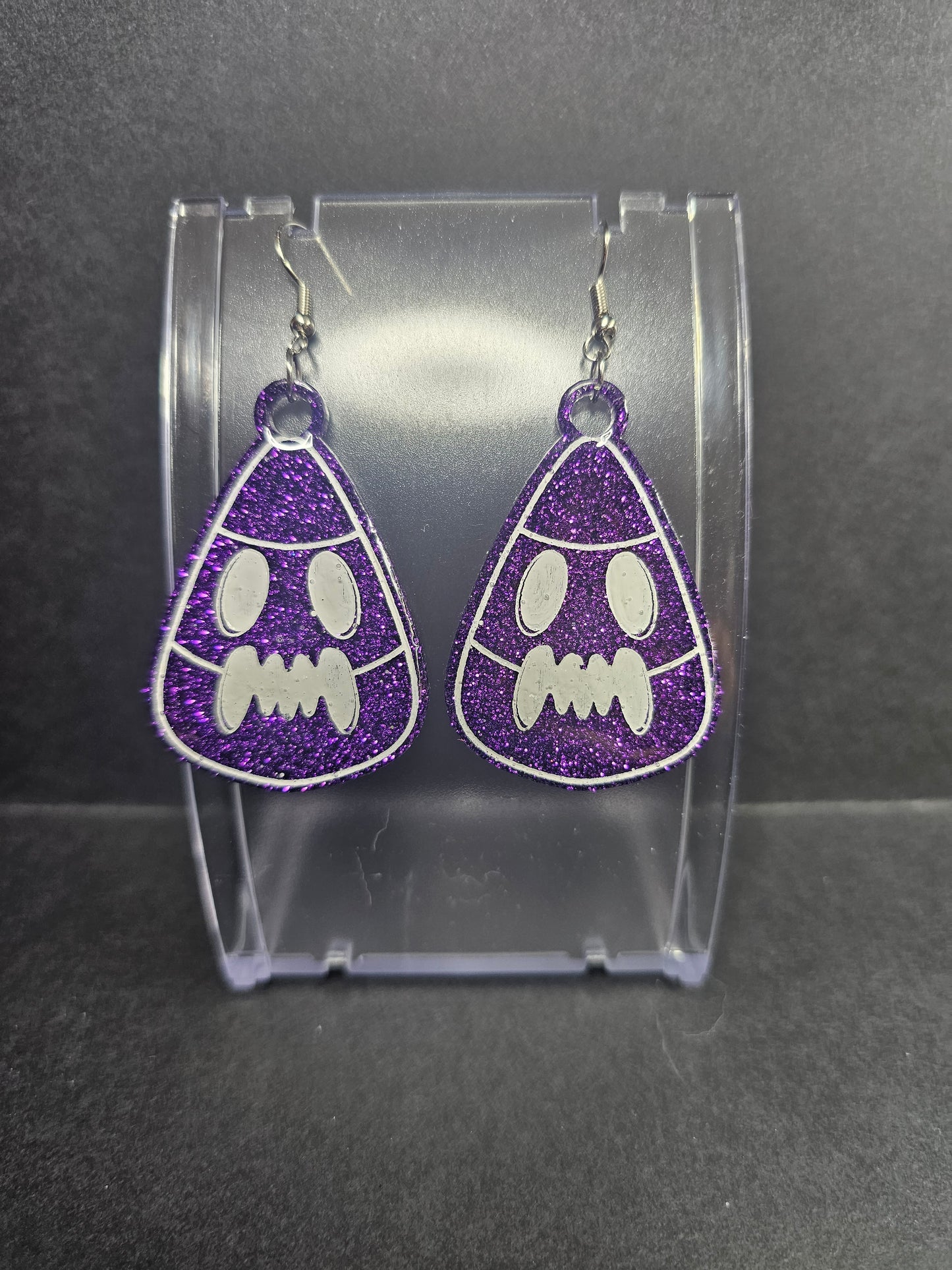 Cute and Creepy Candy Corn Dangle Earrings