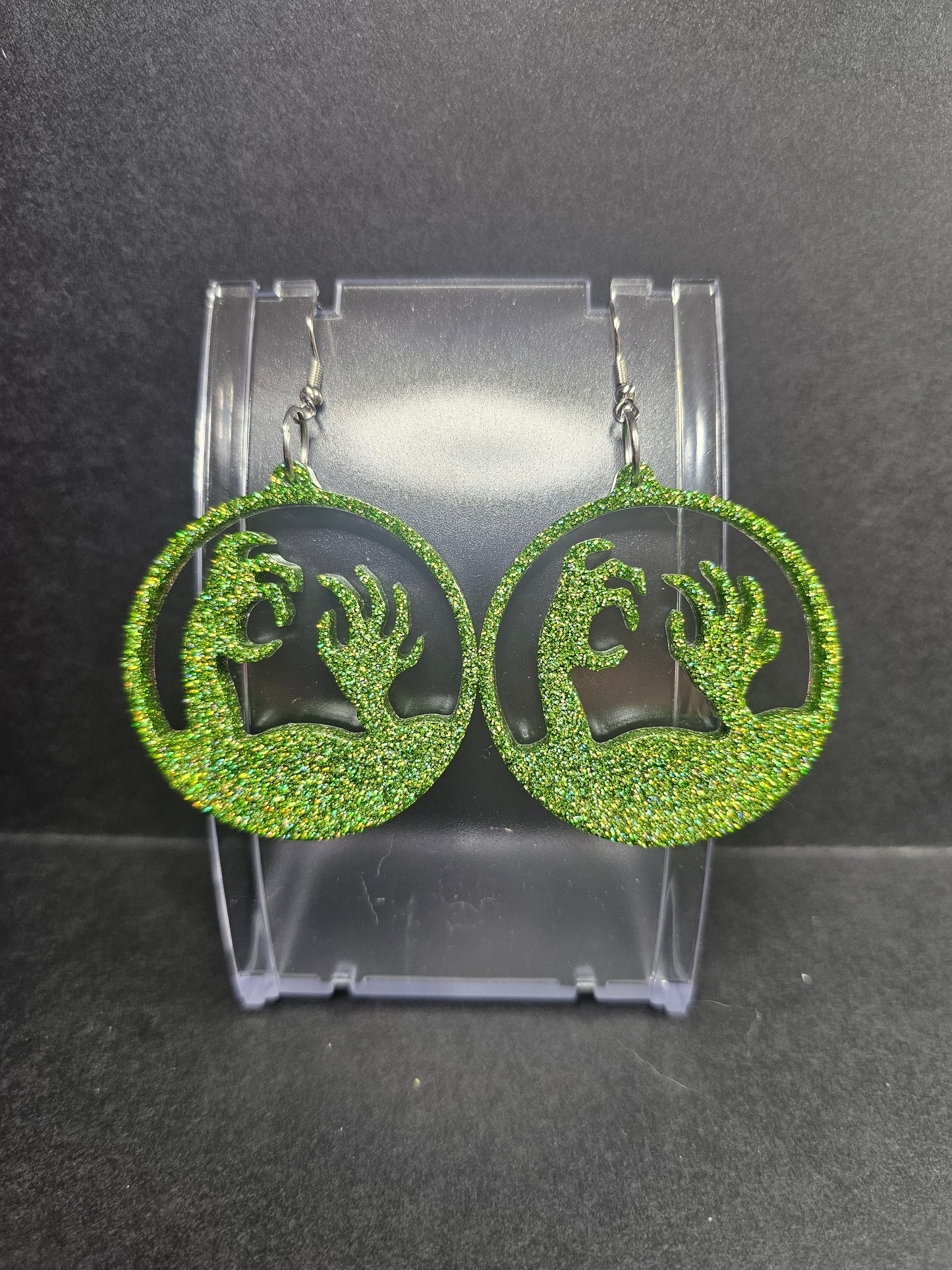 Zombie Hands Dangle Earrings
