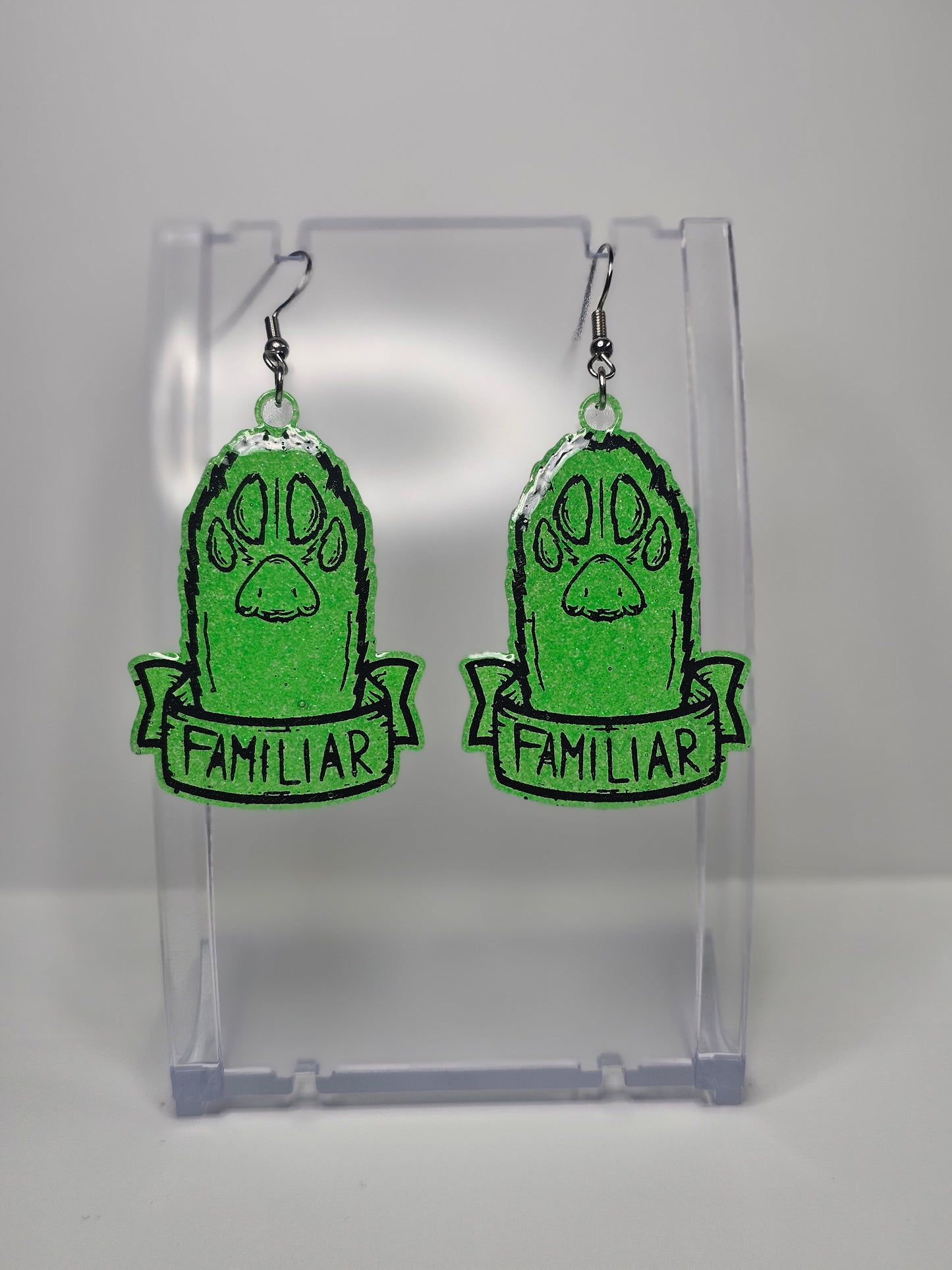 Animal Paw 'Familiar' Dangle Earrings