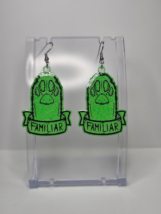 Animal Paw 'Familiar' Dangle Earrings