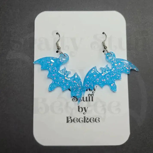 Dangle Bat Earrings