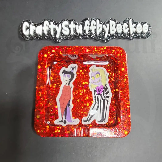 Beetlejuice & Lydia Decorative Ashtray - Ashtrays