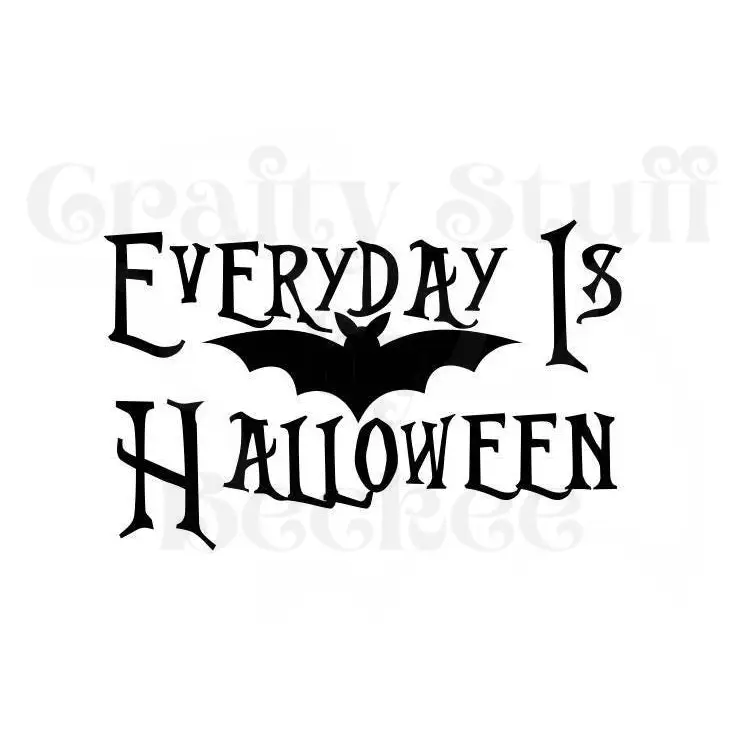 Everyday Is Halloween Vinyl Die Cut Sticker - Vinyl Decals