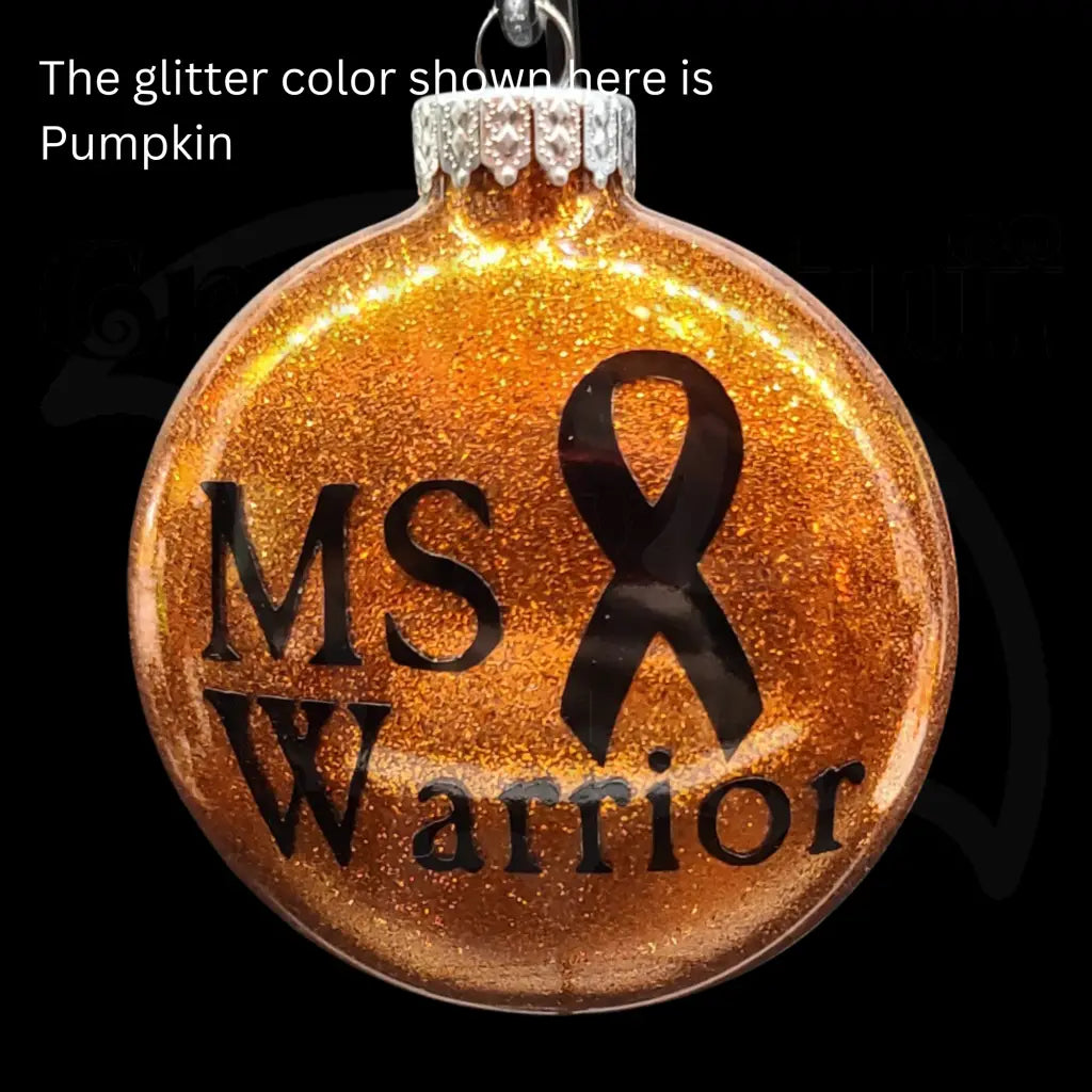 ’MS Warrior’ Glass Ornament - Ornaments