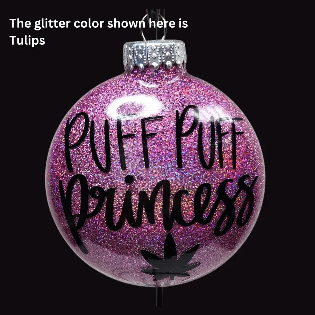 ’Puff Puff Princess’ Glass Ornament - Ornaments