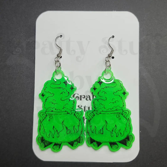 Witch’s Cauldron Dangle Earrings - Earrings