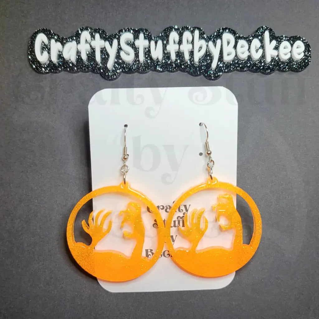 Zombie Hands Dangle Earrings - Earrings