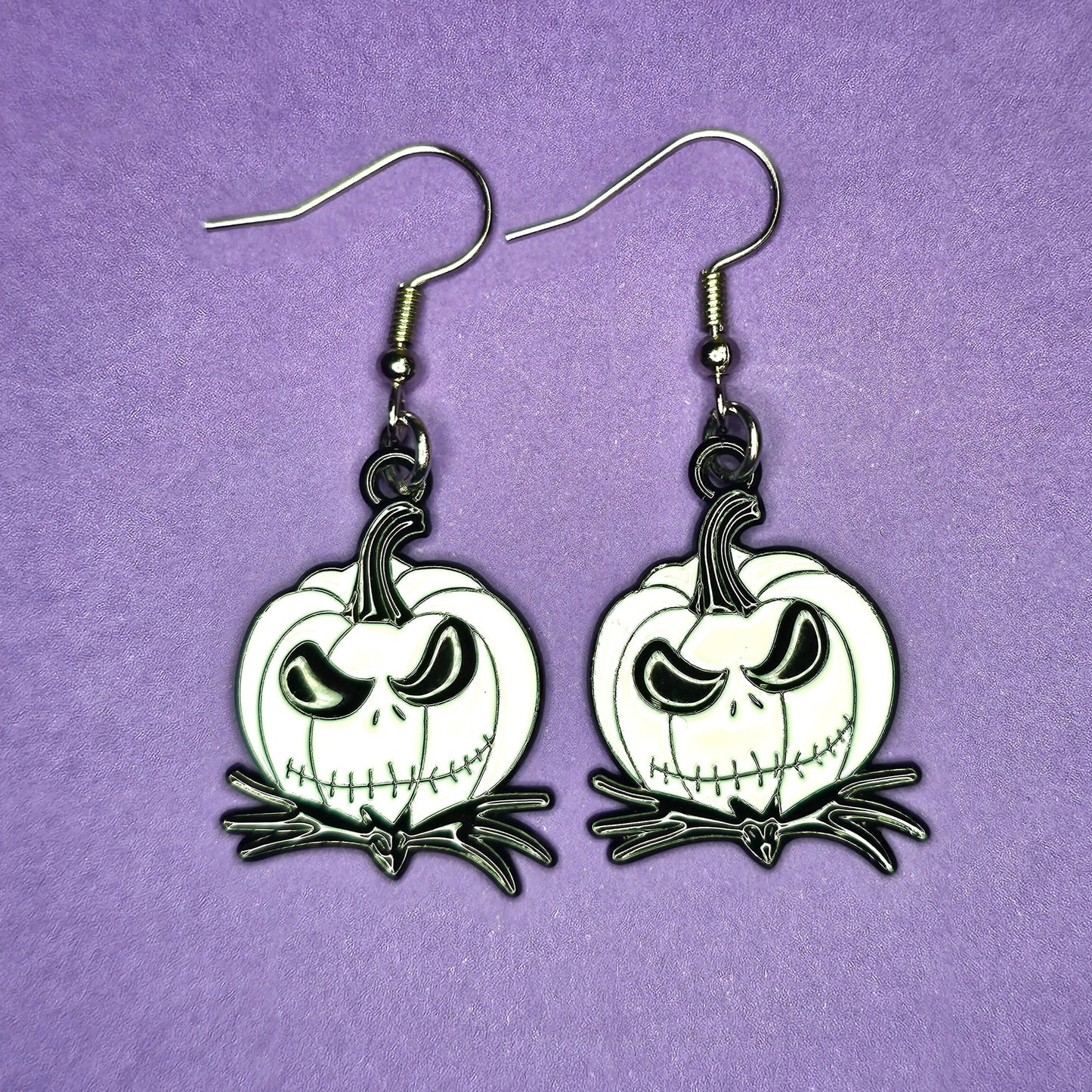 Halloween Charm Dangle Earrings Nightmare Before Christmas