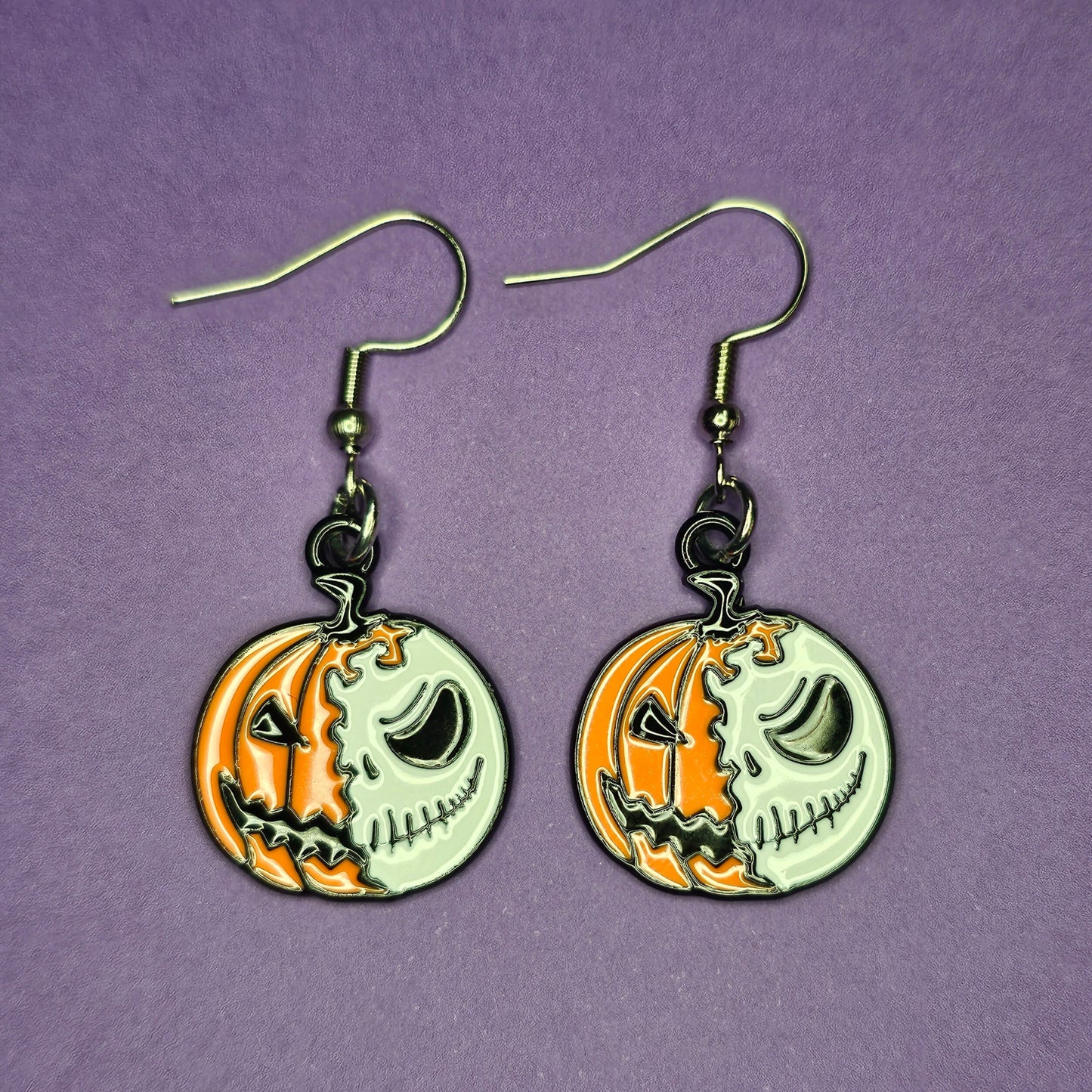 Halloween Charm Dangle Earrings Nightmare Before Christmas