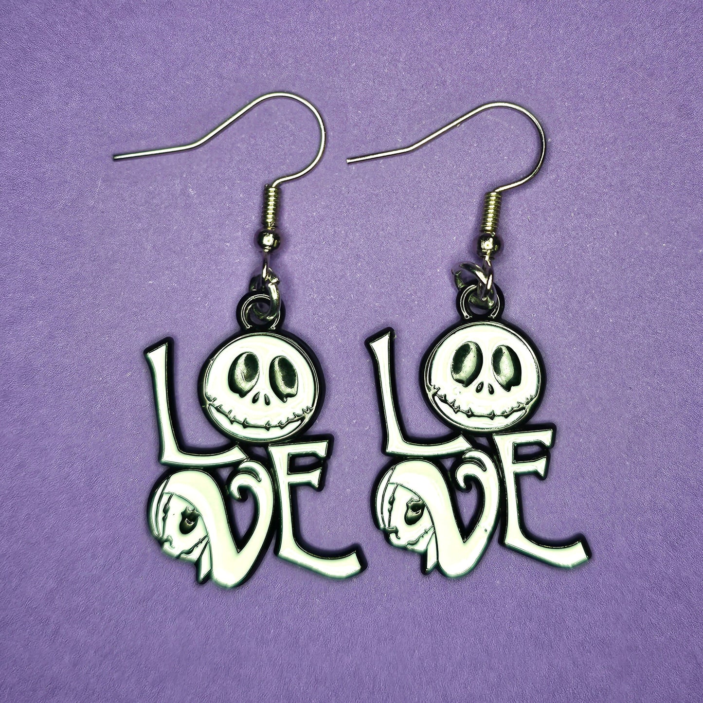 Halloween Charm Dangle Earrings Nightmare Before Christmas