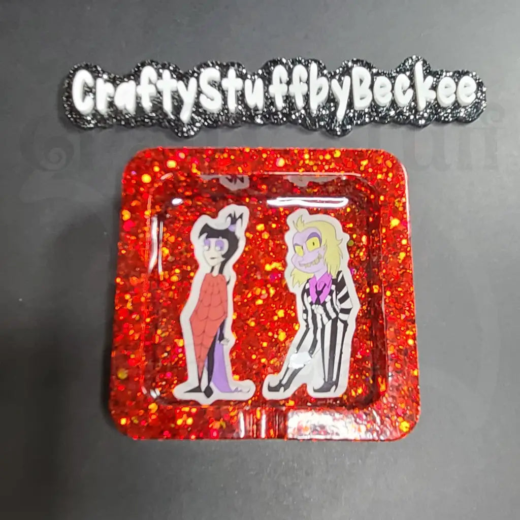 Beetlejuice & Lydia Decorative Ashtray - Ashtrays