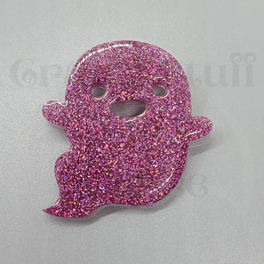 Happy Little Ghost Pin - Pink