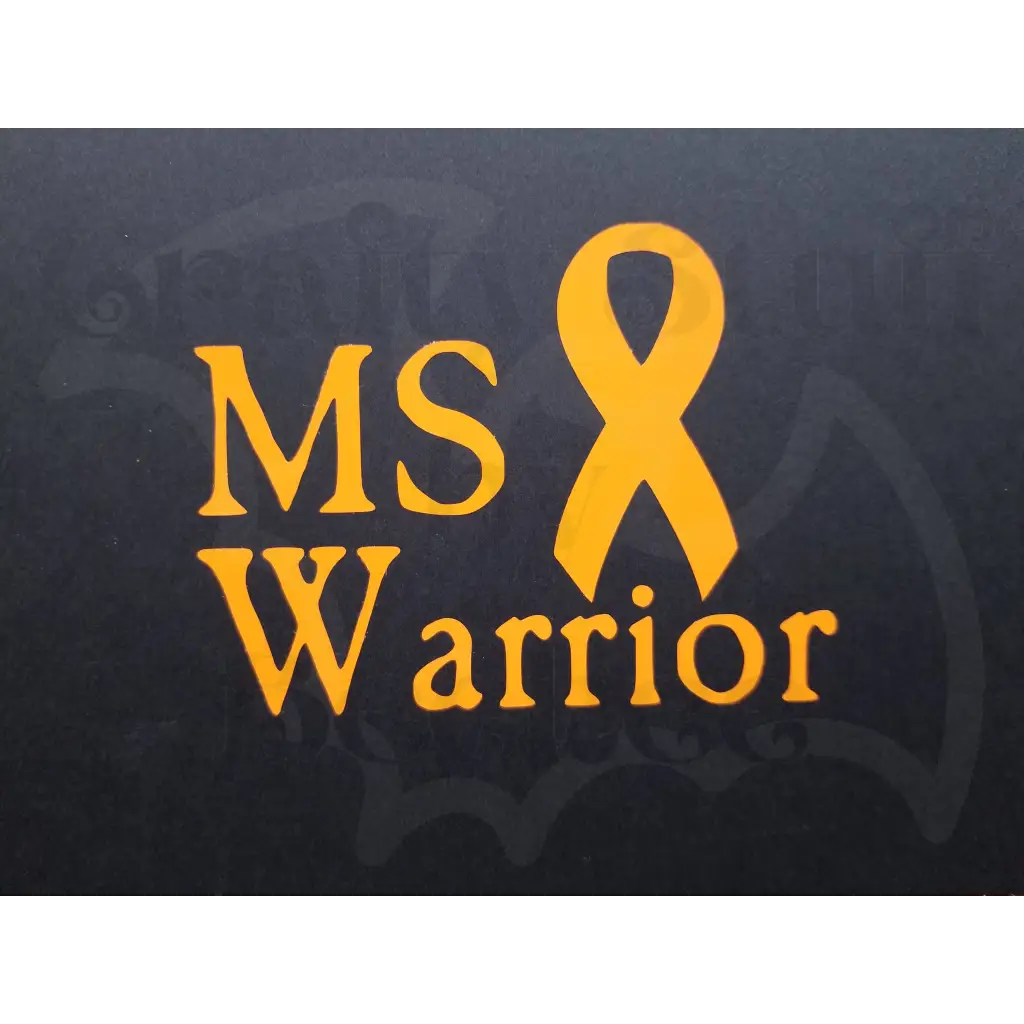 MS Warrior Vinyl Decal Die Cut Sticker - Vinyl Decals