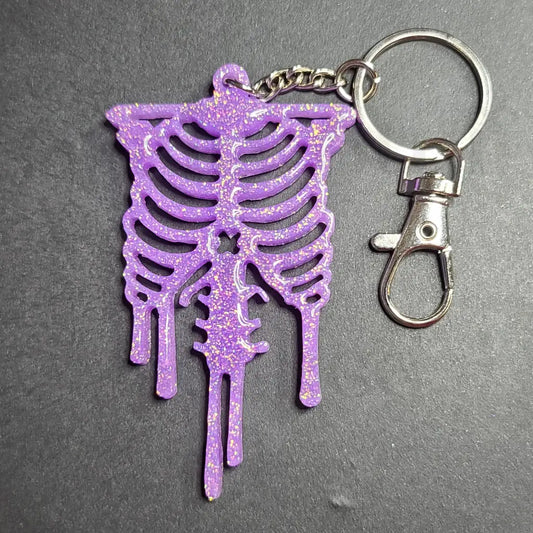 Ribcage Keychain - Lavender - Keychains