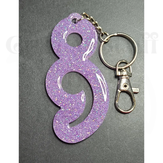 Semicolon Keychain - Lavender - Keychains