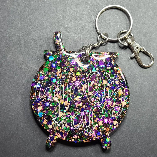 Witchy AF Keychain - Multicolor - Keychains